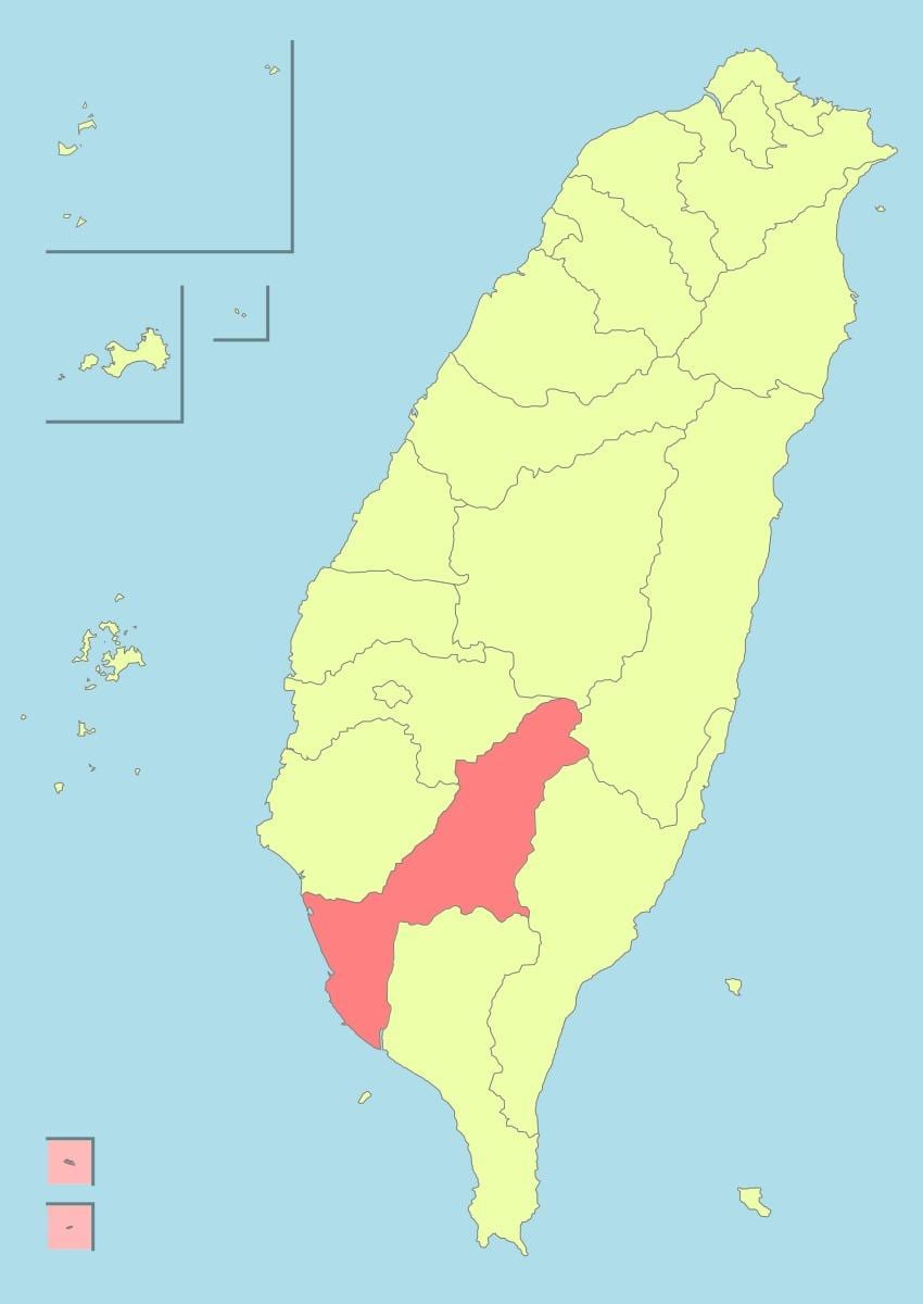 რუკა kaohsiung ტაივანი