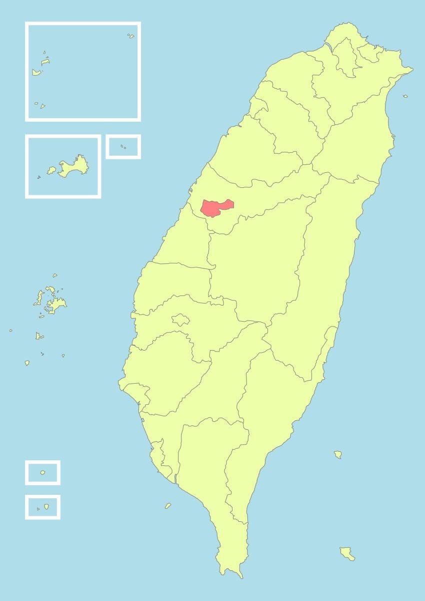 რუკა taichung ტაივანი