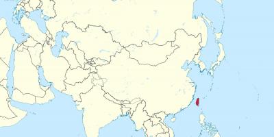 ტაივანის რუკა აზია